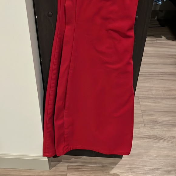 Maroon/Red Flare Jeans - Picture 2 of 5